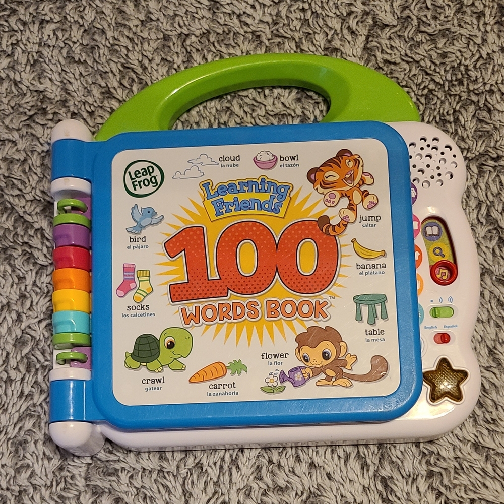 Leap Frog Learning Friends 100 Words Book Electronic Educational Tablet